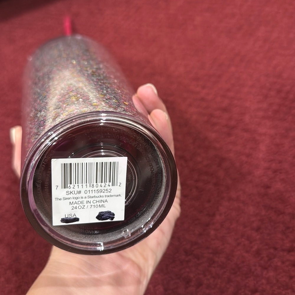 Starbucks Sparkle Dome Lid Cold Cup Tumbler, 24 oz host pick - Picture 7 of 15